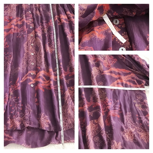 SOLD! Free People Bloom Blouse S - Picture 6 of 6